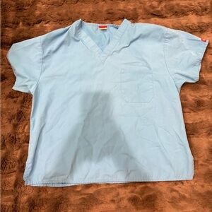 Dickies Scrub Top | Women’s Size Medium | Blue | V-Neck